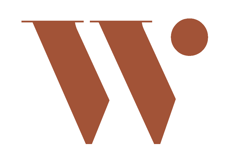 W Logo terracotta Winkel Art Hotel